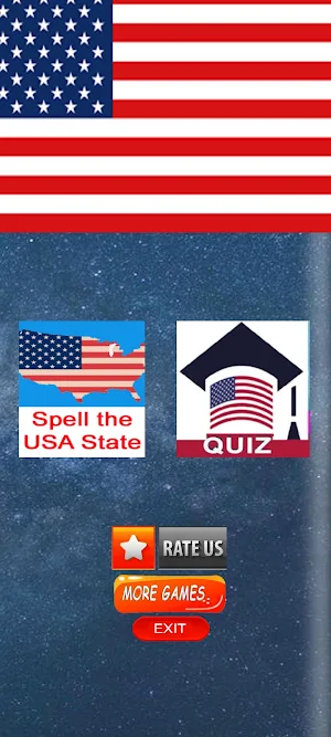 Usa Map Flag Quiz America game Screenshot 0