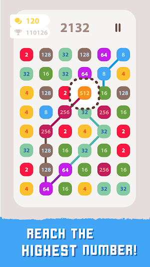 2248 Linked: Connect Dots & Pops - Number Blast Screenshot 3