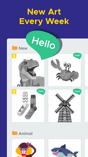 Color Pixels : color by number Screenshot 1
