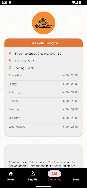 Cheezious Glasgow Screenshot 1