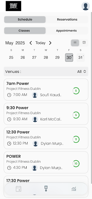 Project Fitness Dublin Screenshot 0
