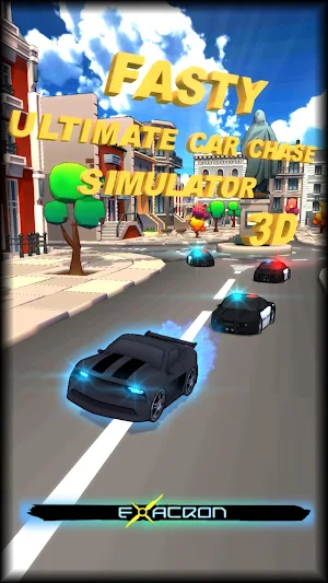 Fasty - Ultimate Car Chase Simulator 3D - Free Screenshot 0