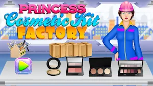 Princess Cosmetic Kit Factory: Makeup Maker Game Screenshot 3