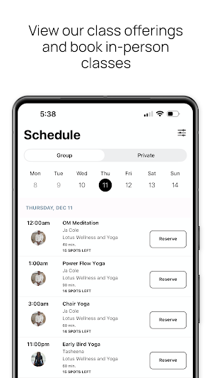 Lotus Wellness & Yoga Screenshot 2