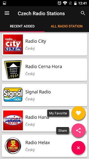Czech Radio Stations Screenshot 1
