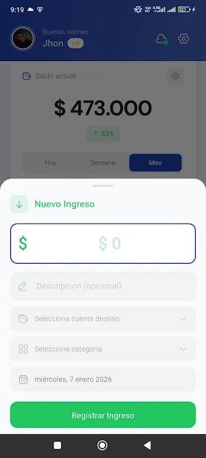 Control Finanzas: Gastos Screenshot 2