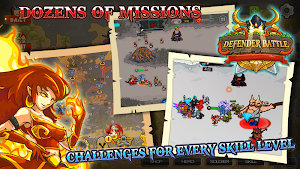 Defender Battle: Hero Kingdom Wars - Strategy Game Screenshot 1
