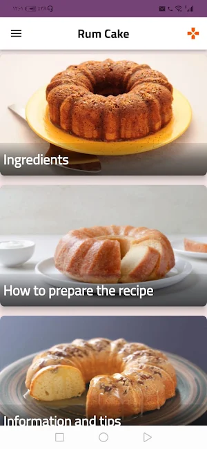 Rum Cake Recipe Screenshot 2