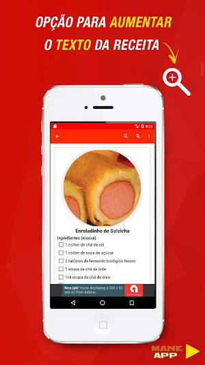 Receitas de Salgados Screenshot 1