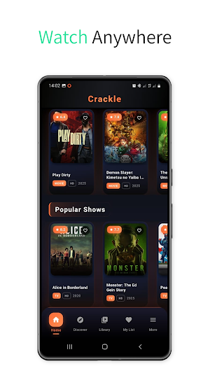 Crackle - Movies & TV Shows Screenshot 2