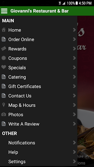 Giovanni's Restaurant & Bar Screenshot 1