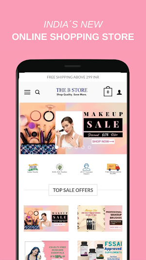 The B Store: Shopping App Screenshot 0