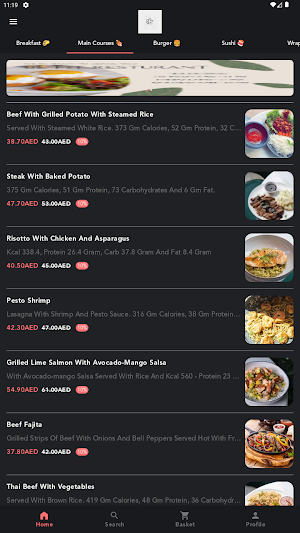 Be Fit Restaurant Screenshot 0