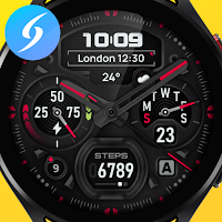 SH047 Watch Face, WearOS watch