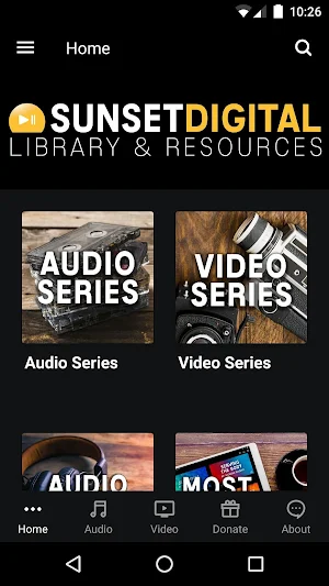 Sunset Digital Library Screenshot 0