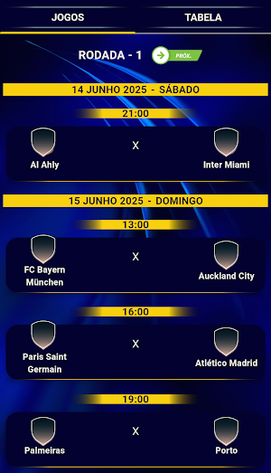Mundial de Clubes 2025 PRO Screenshot 3