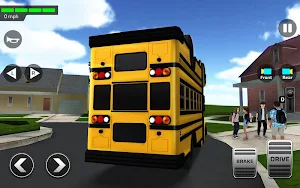 Super High School Bus Driving Simulator 3D - 2020 Screenshot 0