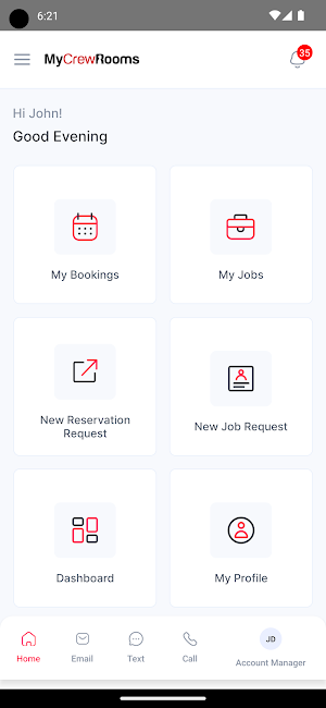 MyCrewRooms Screenshot 1