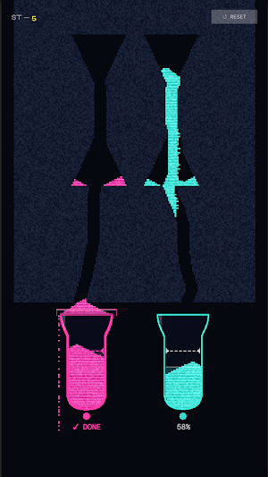 Sand Sort : Gravity Puzzle Screenshot 1