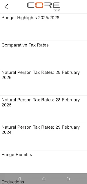 Core Tax App Screenshot 3