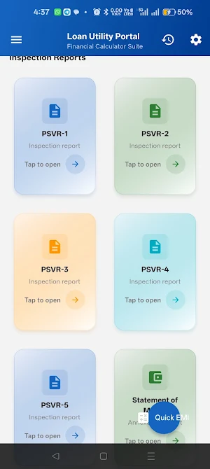 Loan Utility Portal Screenshot 2