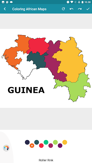 Africa: Coloring Map Screenshot 2