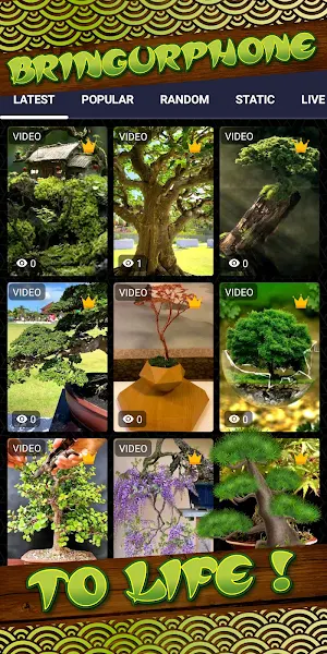 bonsai wallpaper Screenshot 1