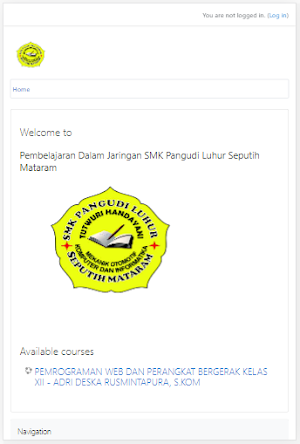 ELEARNING SMK PANGUDI LUHUR Screenshot 1