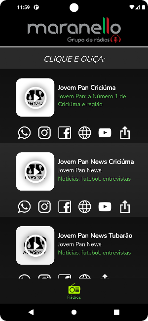 Jovem Pan Criciúma Screenshot 1