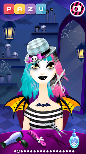 Girls Hair Salon Monsters - Hairstyle kids games Screenshot 2