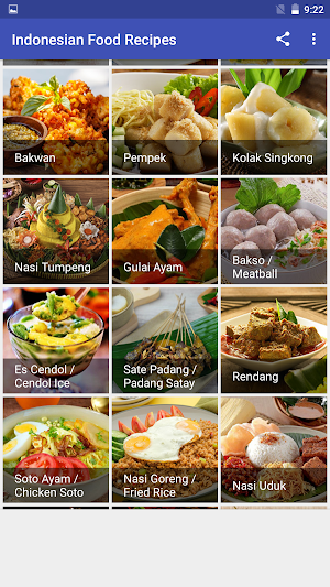 Indonesian Food Recipes Screenshot 2