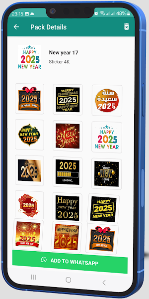 Animated New Year 2025 Sticker Screenshot 1
