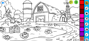Farm Coloring Pages Screenshot 1