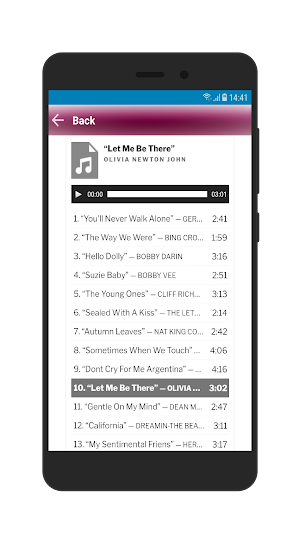 Romance Memories Love Songs Screenshot 2
