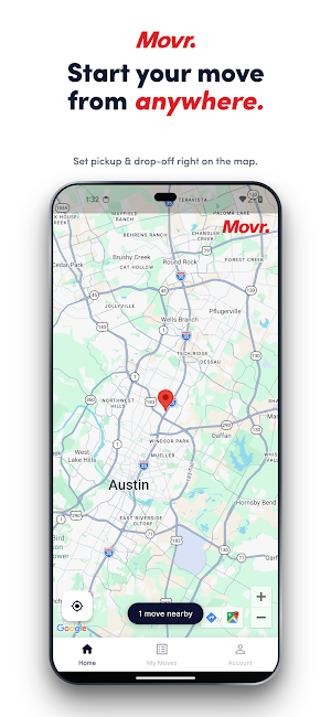 Movr. Screenshot 1