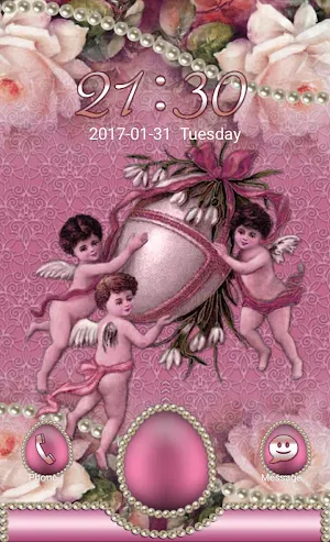 Easter Greetings Locker theme Screenshot 0