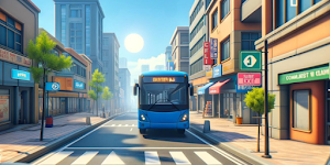 Coach Bus Driving 3D Game Screenshot 3