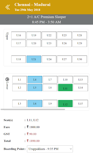 Tranz King Travels - Online Bus Tickets Booking Screenshot 2