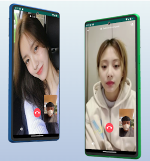 Korean Girlfriend Fake Call Screenshot 0