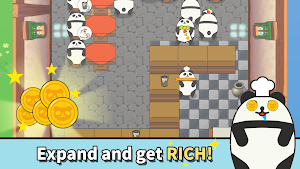 Panda Cafe - Idle Tycoon Screenshot 2