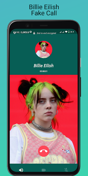 Billie Eilish + Fake Call Screenshot 0