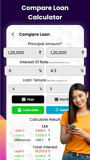 Loan EMI Calculator Screenshot 3