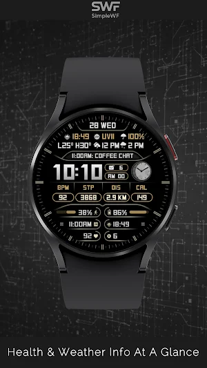 Digital Watch Face Infowatch 1 Screenshot 2