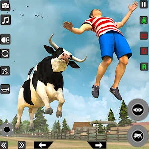Angry Bull Animals Game 3D Screenshot 0