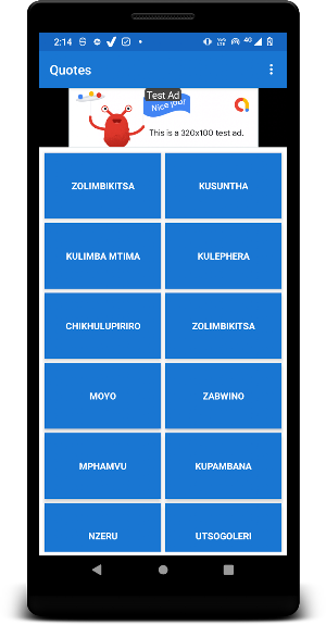 Inspirational Quotes Chichewa Screenshot 0