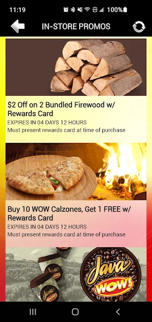 Wow Rewards Screenshot 3