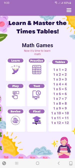 Times Tables Math Games Screenshot 0