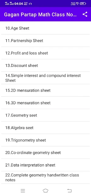 gagan pratap math class notes in hindi screenshot 2