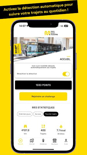 mon suivi mobilité bêta Screenshot 2