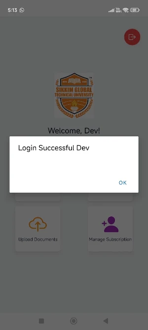 Student Application - SGTU Screenshot 2
